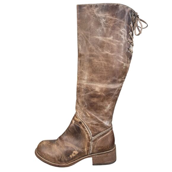 Corral Women’s Distressed Brown Leather Riding Boots Size US 8 - Picture 3 of 12